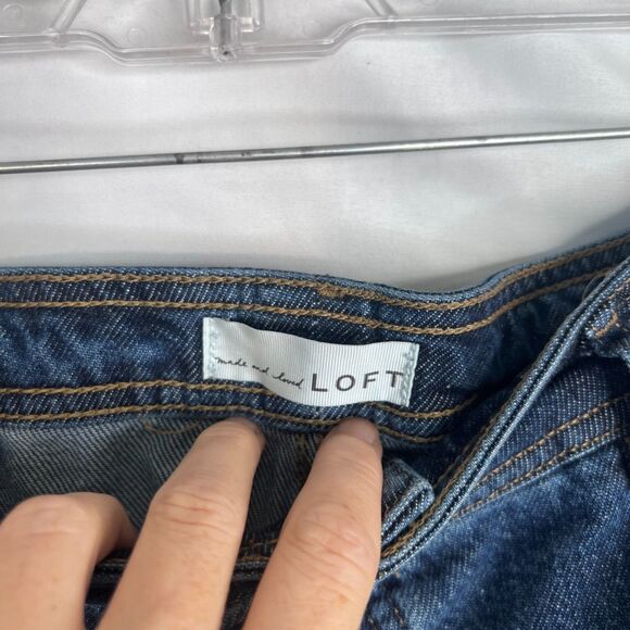 LOFT The Barrel Denim Jeans Slouchy Boho Streetwear Skater Size 30/10* - Picture 7 of 10